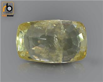 NATURAL UNHEATED UNTREATED Yellow Sapphire / Pukhraj 5.16 CT.. ( 89558 )